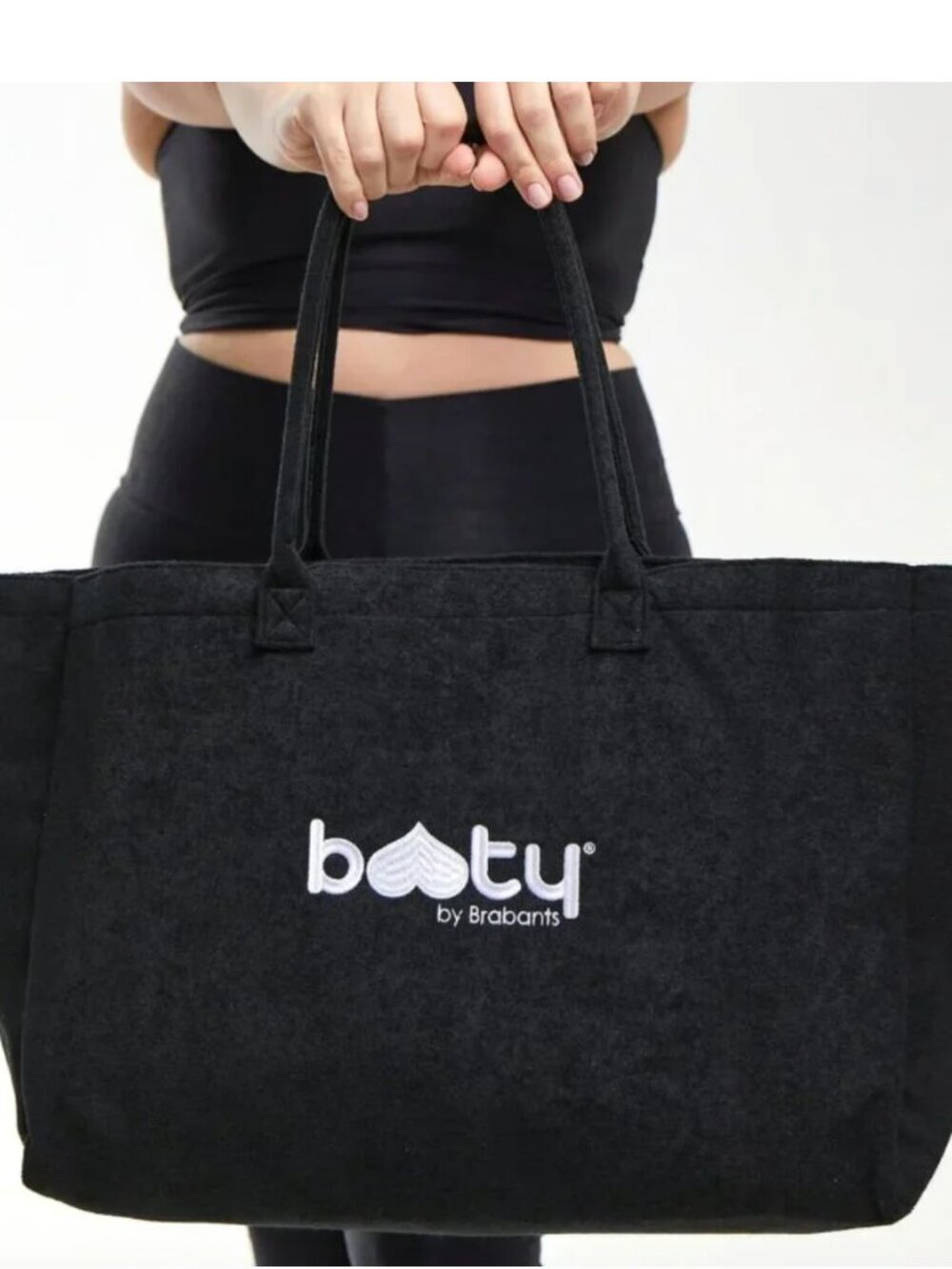 Booty By Brabants BBB Tote Bag Black - Large Gym Beach Bag